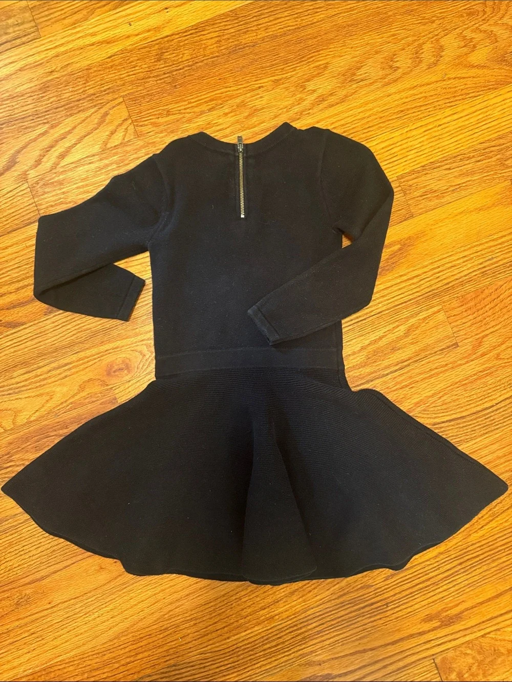 GAP Black Long-Sleeve Skater Dress for Girls